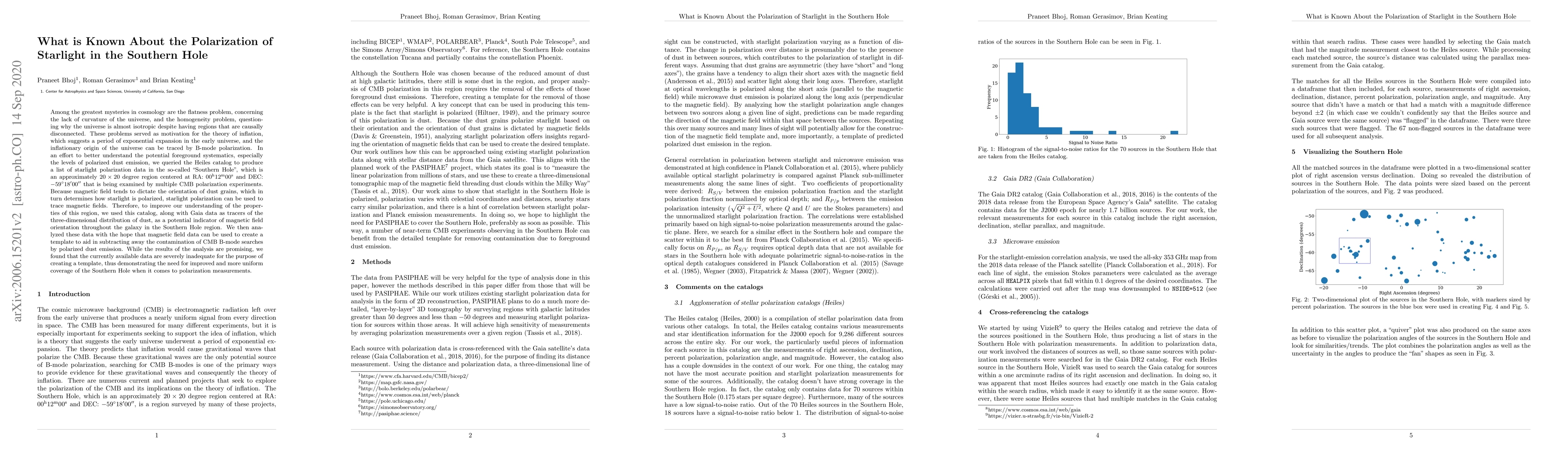 Thumbnail for What is Known About the Polarization of Starlight in the Southern Hole