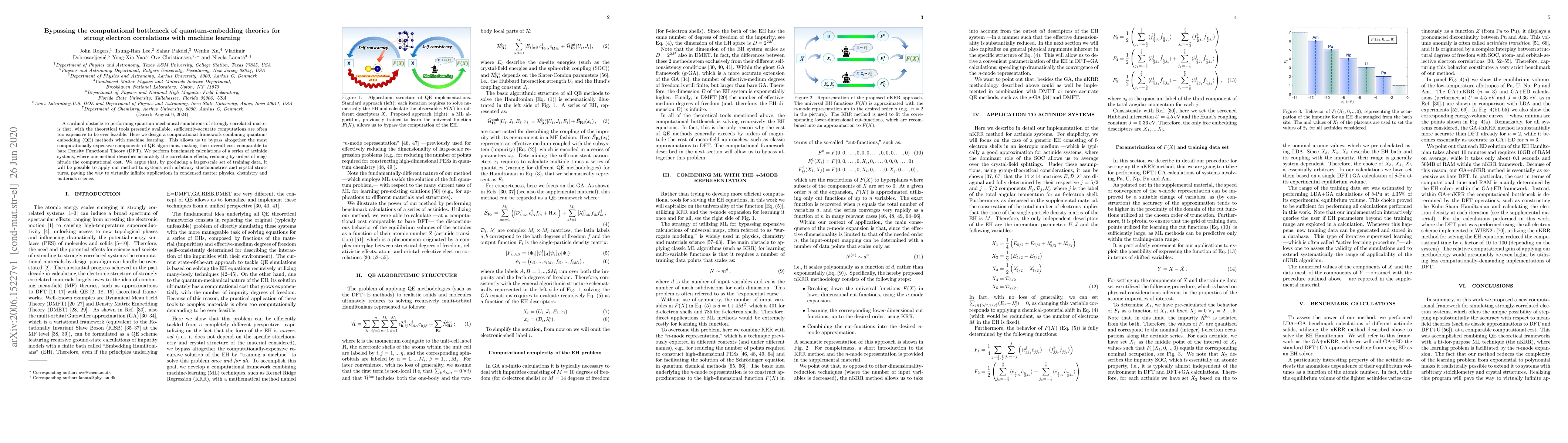 Thumbnail for Bypassing the computational bottleneck of quantum-embedding theories for
  strong electron correlations with machine learning