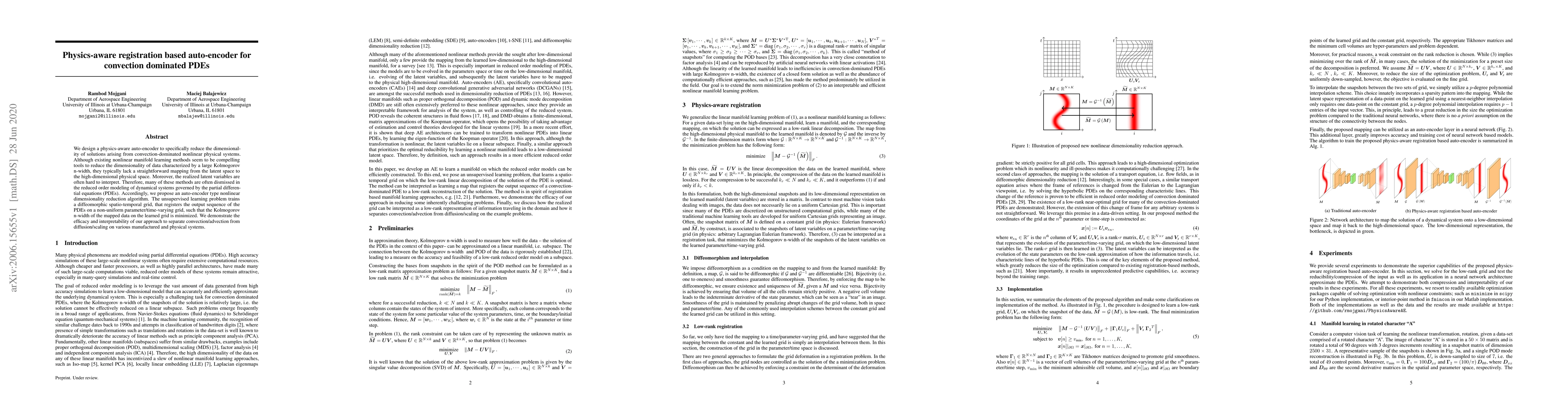 Thumbnail for Physics-aware registration based auto-encoder for convection dominated
  PDEs