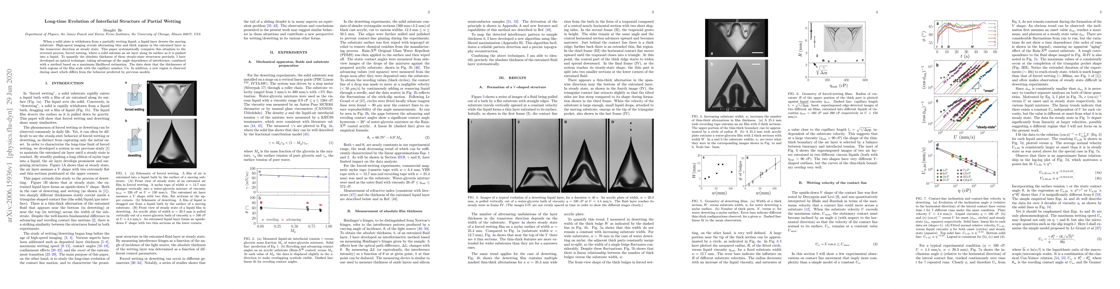 Thumbnail for Long-time Evolution of Interfacial Structure of Partial Wetting