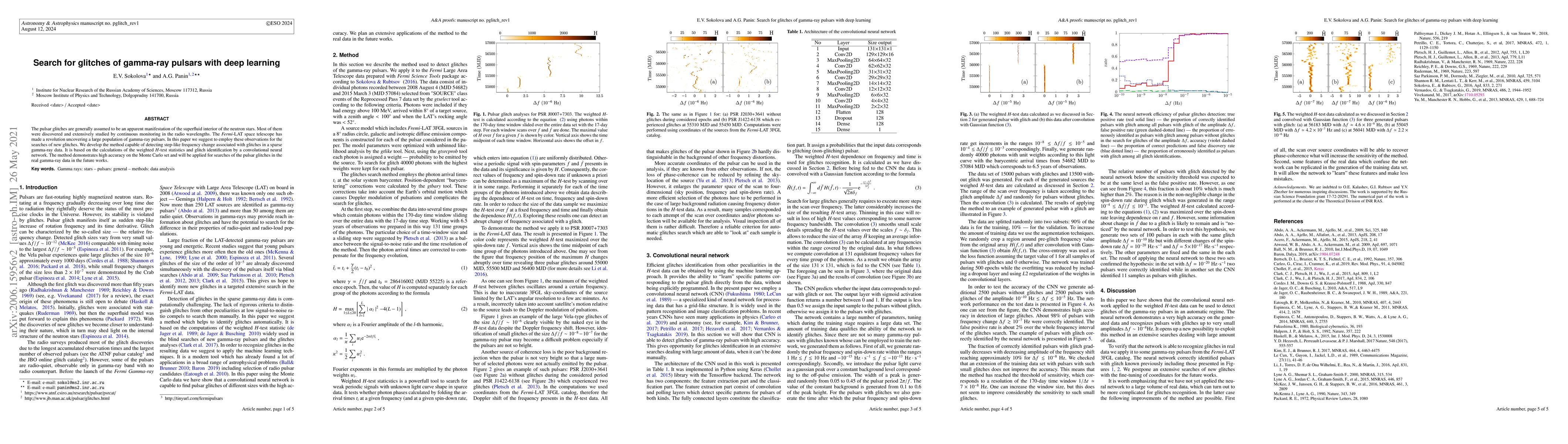 Thumbnail for Search for glitches of gamma-ray pulsars with deep learning