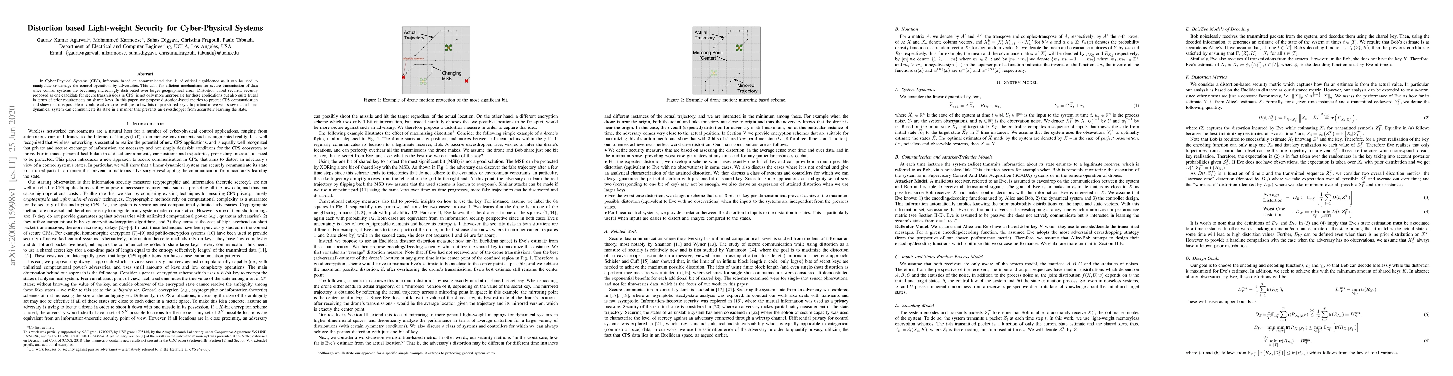 Thumbnail for Distortion based Light-weight Security for Cyber-Physical Systems