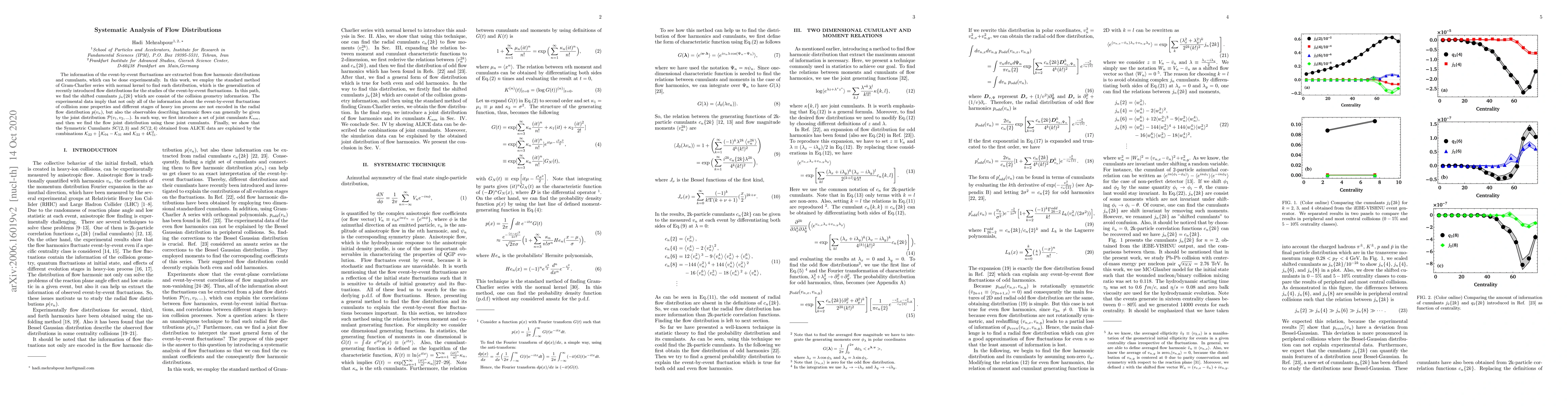 Thumbnail for Systematic Analysis of Flow Distributions