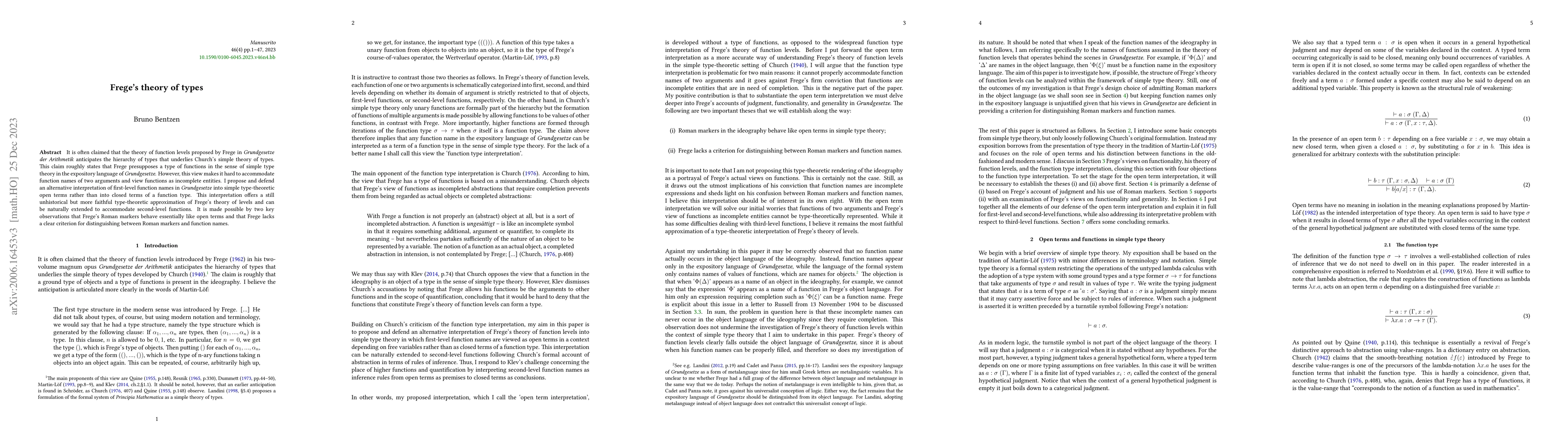 Thumbnail for Frege's theory of types