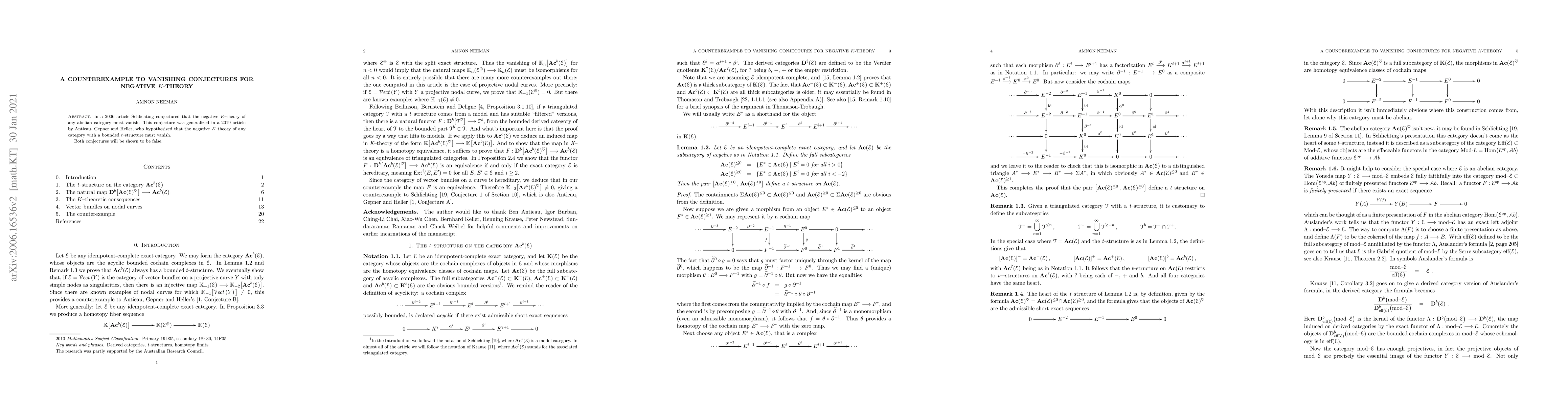 Thumbnail for A counterexample to vanishing conjectures for negative $K$-theory