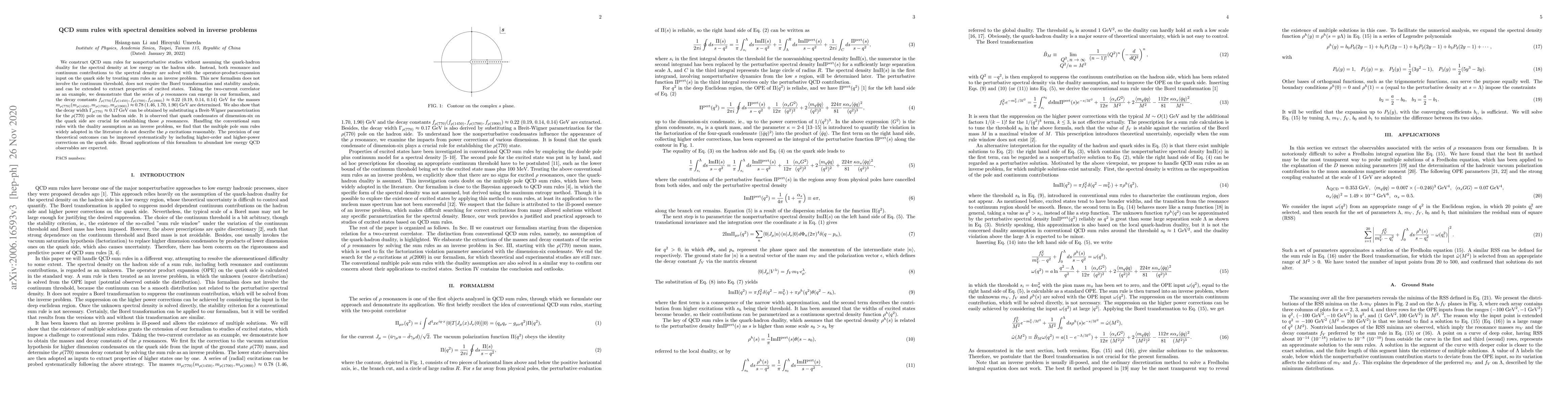 Thumbnail for QCD sum rules with spectral densities solved in inverse problems