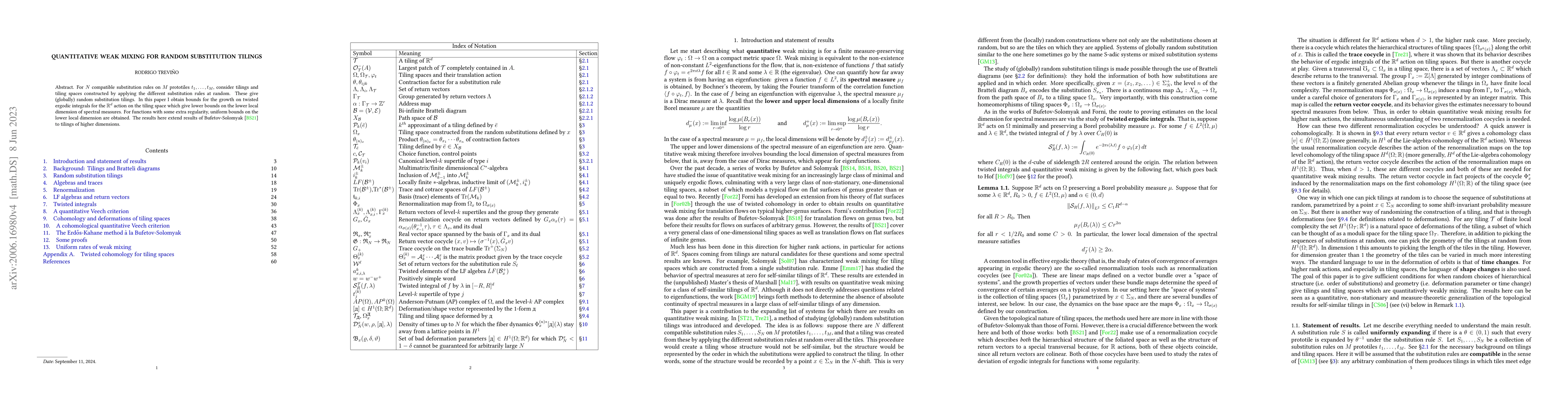 Thumbnail for Quantitative weak mixing for random substitution tilings