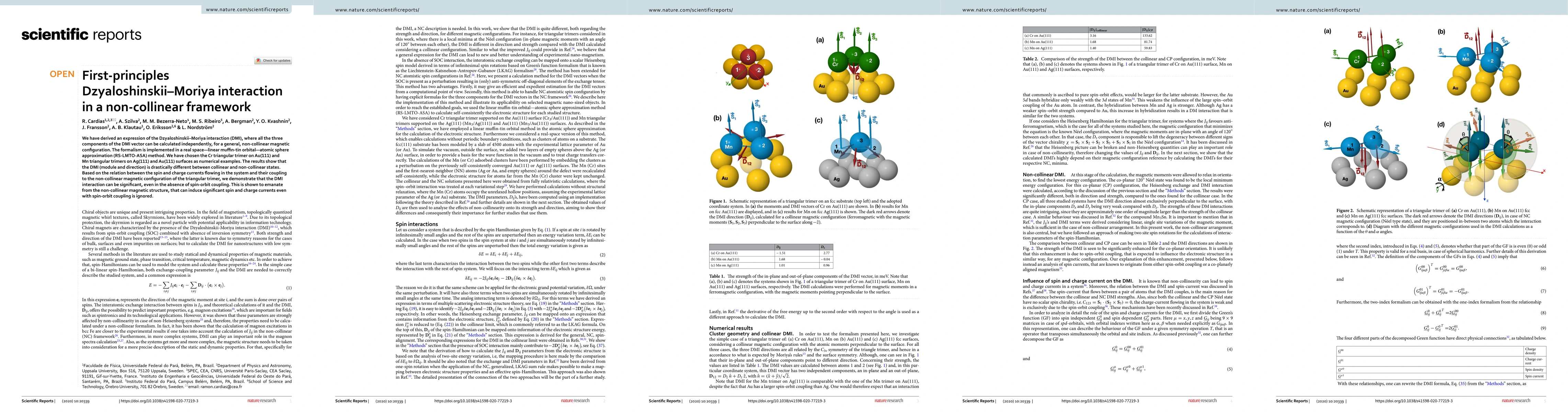 Thumbnail for First-principles Dzyaloshinskii-Moriya interaction in a non-collinear
  framework
