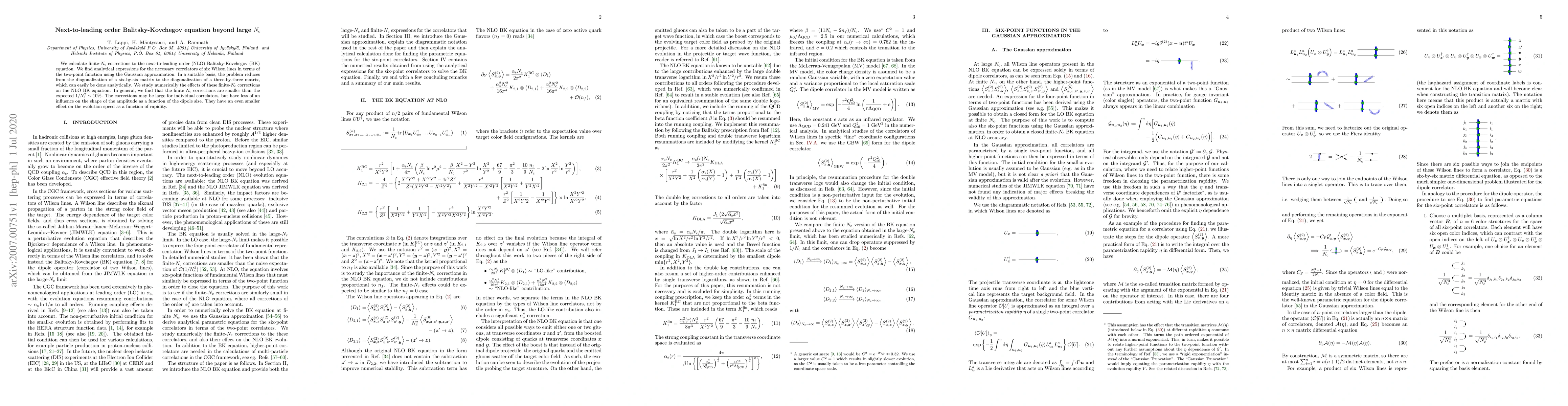 Thumbnail for Next-to-leading order Balitsky-Kovchegov equation beyond large
  $N_\mathrm{c}$