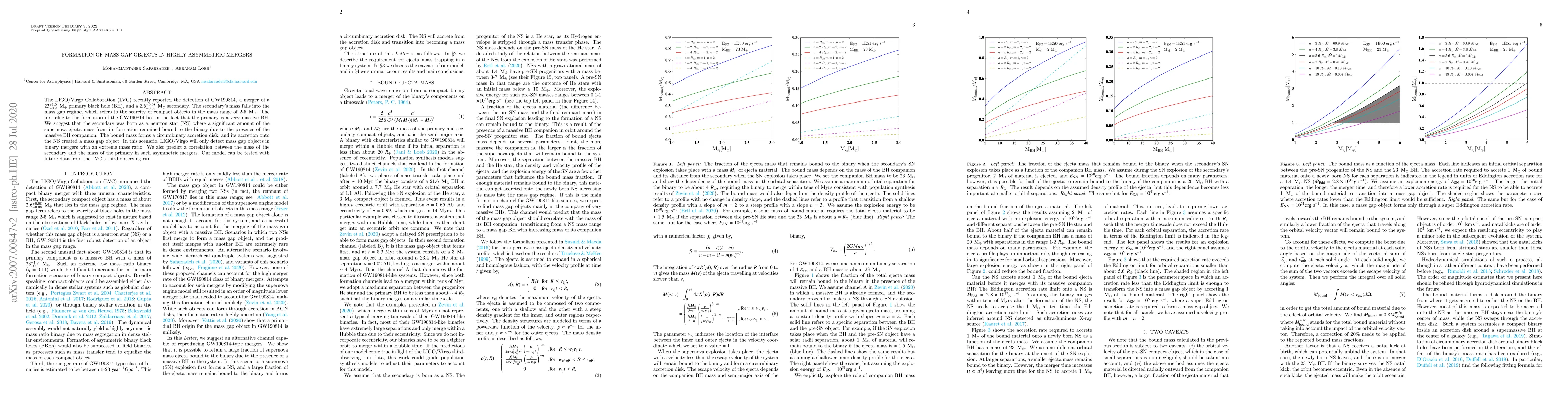 Thumbnail for Formation of mass gap objects in highly asymmetric mergers