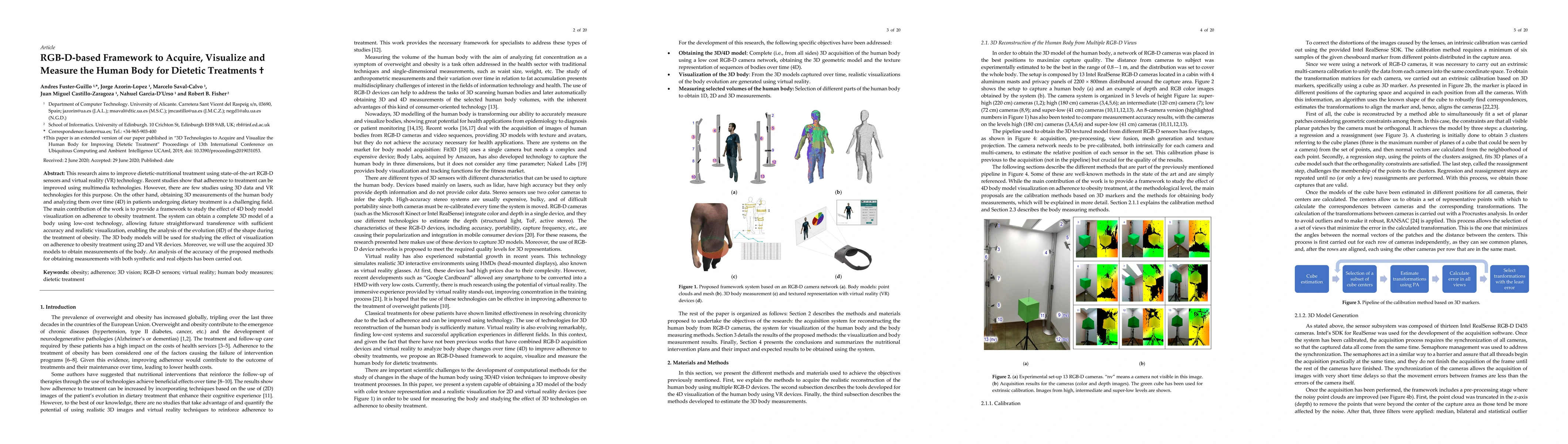 Thumbnail for RGB-D-based Framework to Acquire, Visualize and Measure the Human Body
  for Dietetic Treatments