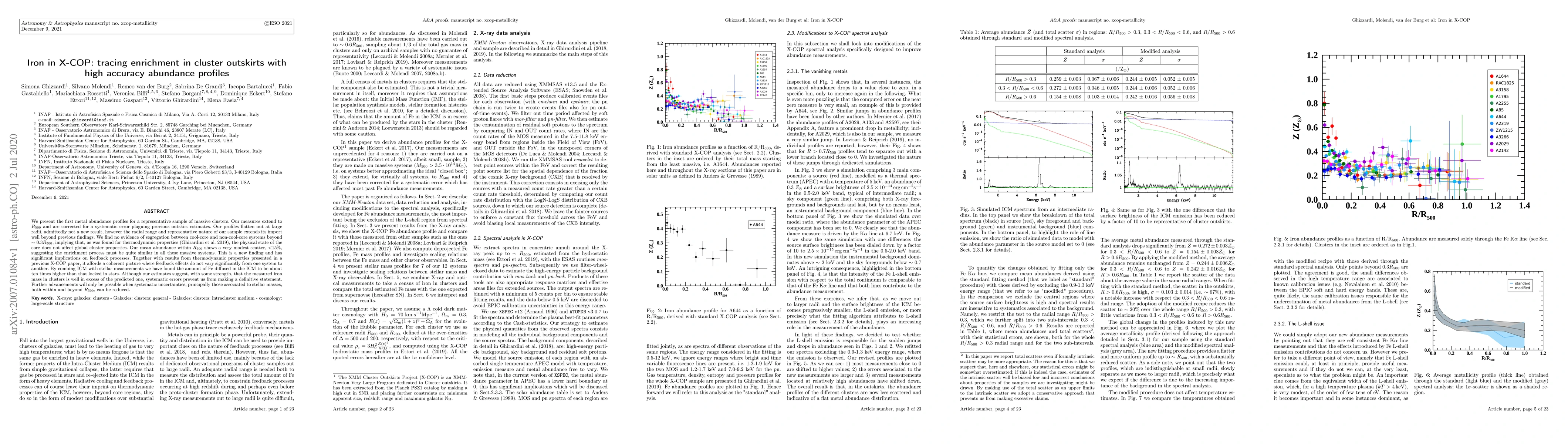 Thumbnail for Iron in X-COP: tracing enrichment in cluster outskirts with high
  accuracy abundance profiles