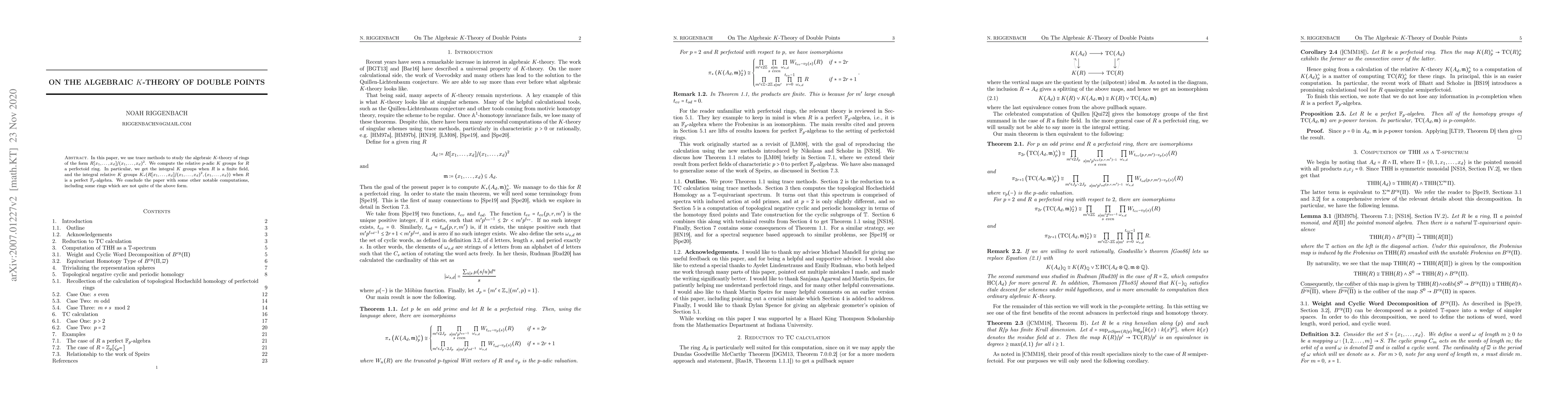 Thumbnail for On The Algebraic $K$-Theory of Double Points