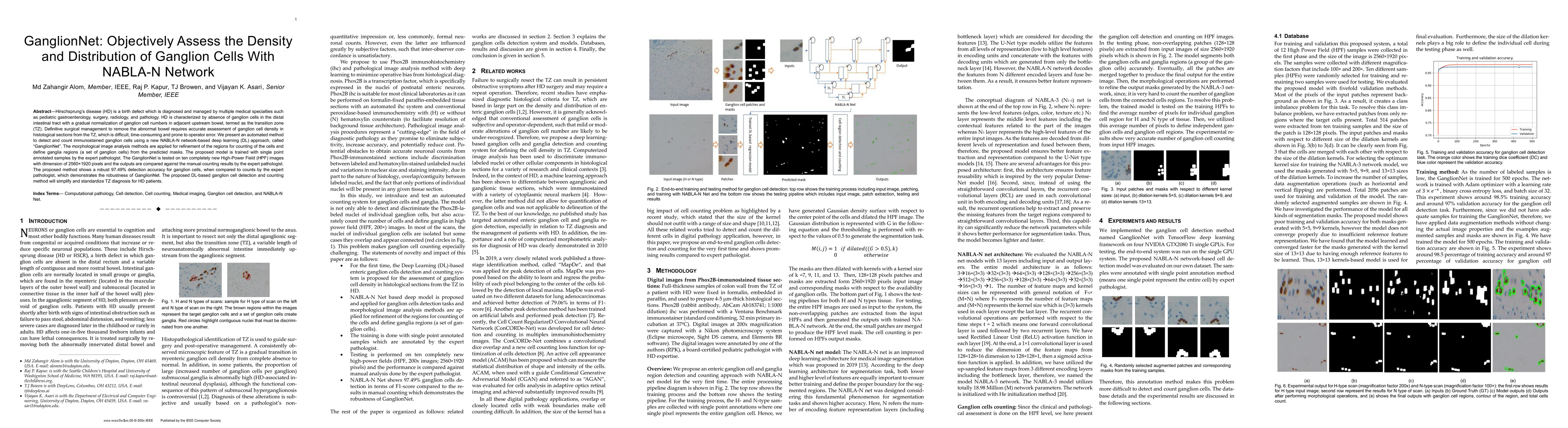 Thumbnail for GanglionNet: Objectively Assess the Density and Distribution of Ganglion
  Cells With NABLA-N Network