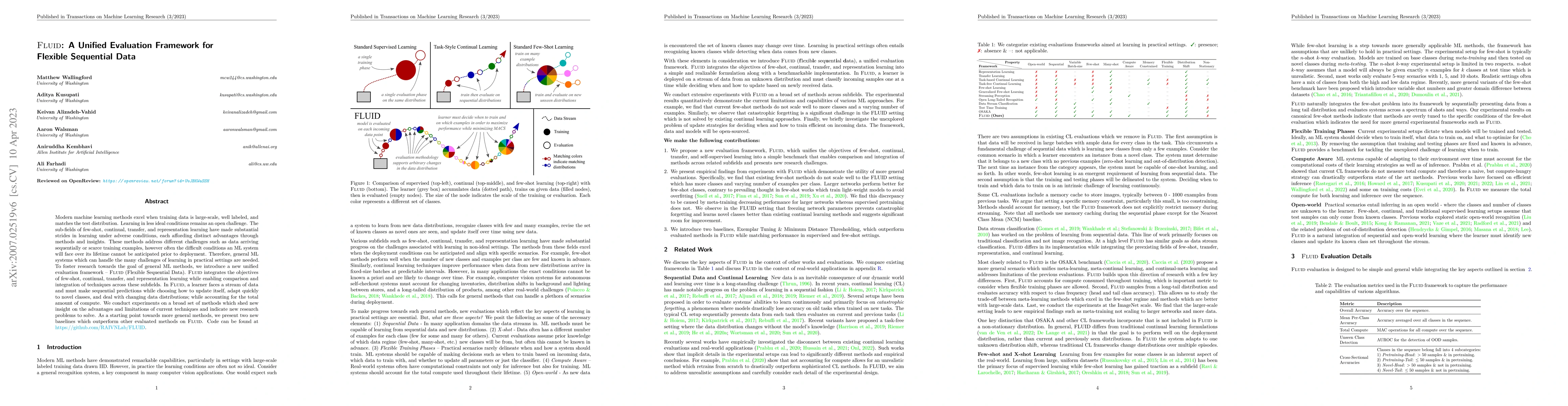 Thumbnail for FLUID: A Unified Evaluation Framework for Flexible Sequential Data