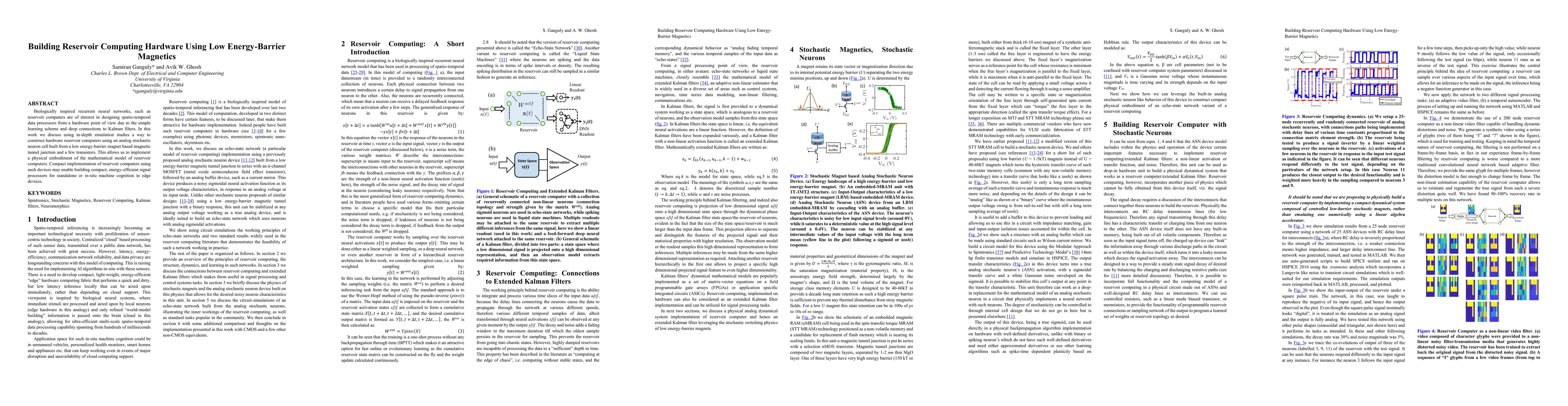Thumbnail for Building Reservoir Computing Hardware Using Low Energy-Barrier Magnetics