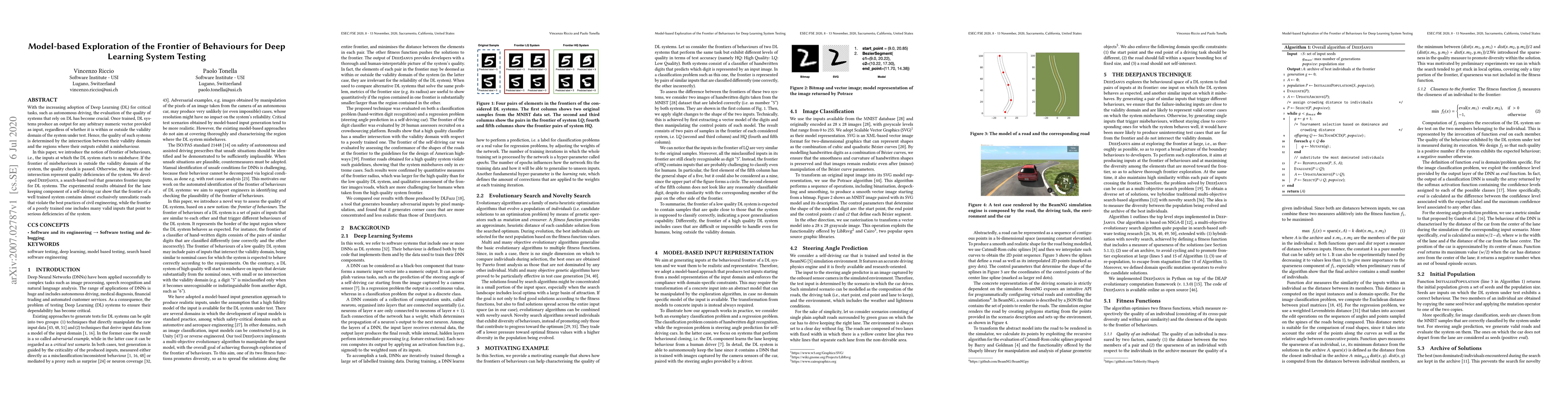 Thumbnail for Model-based Exploration of the Frontier of Behaviours for Deep Learning
  System Testing