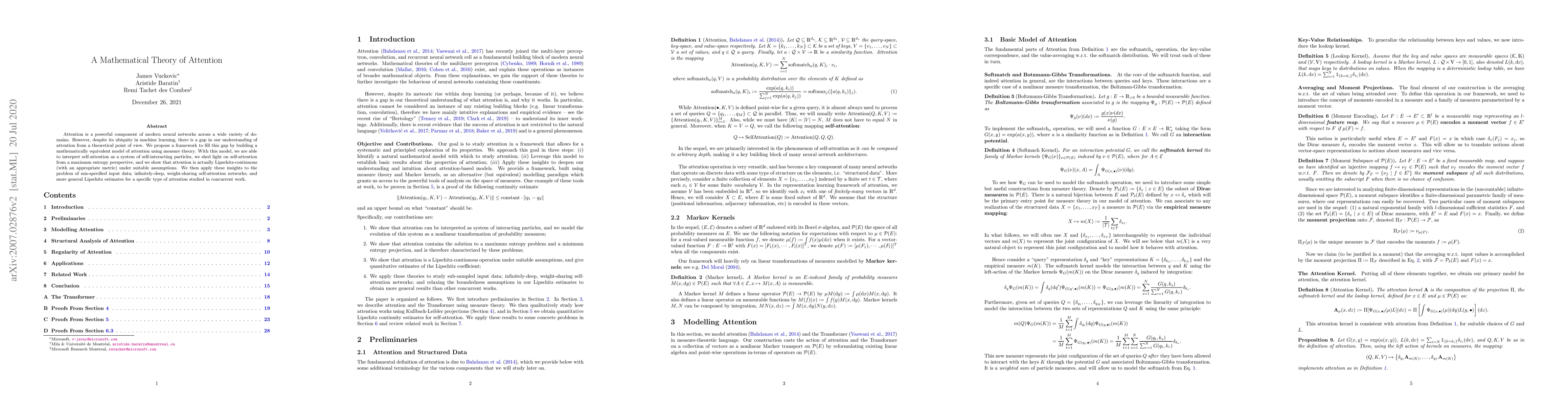 Thumbnail for A Mathematical Theory of Attention
