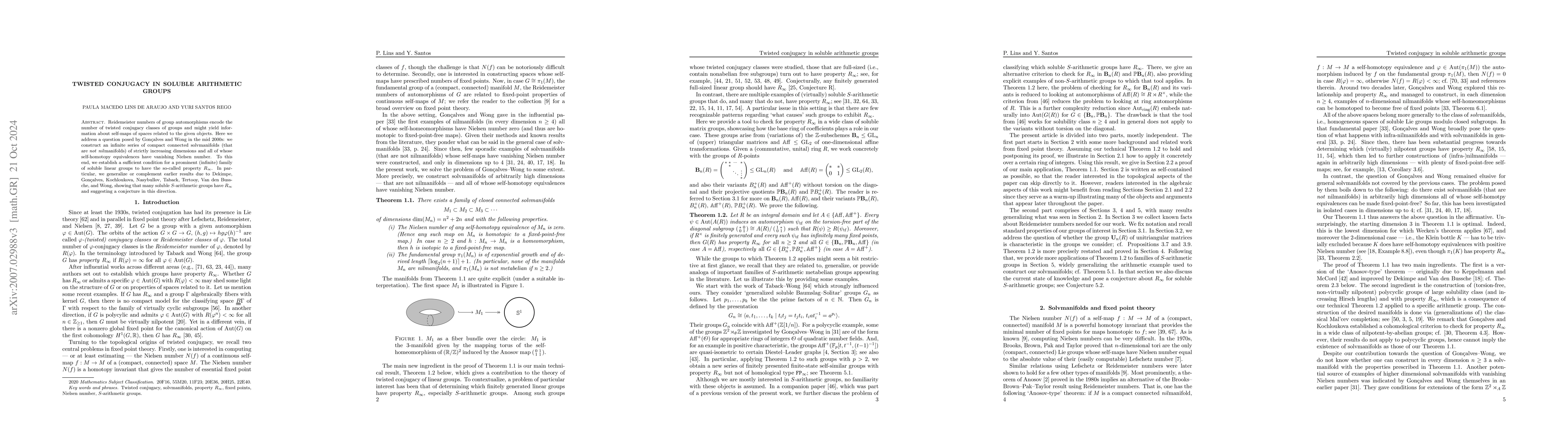 Thumbnail for Twisted conjugacy in soluble arithmetic groups
