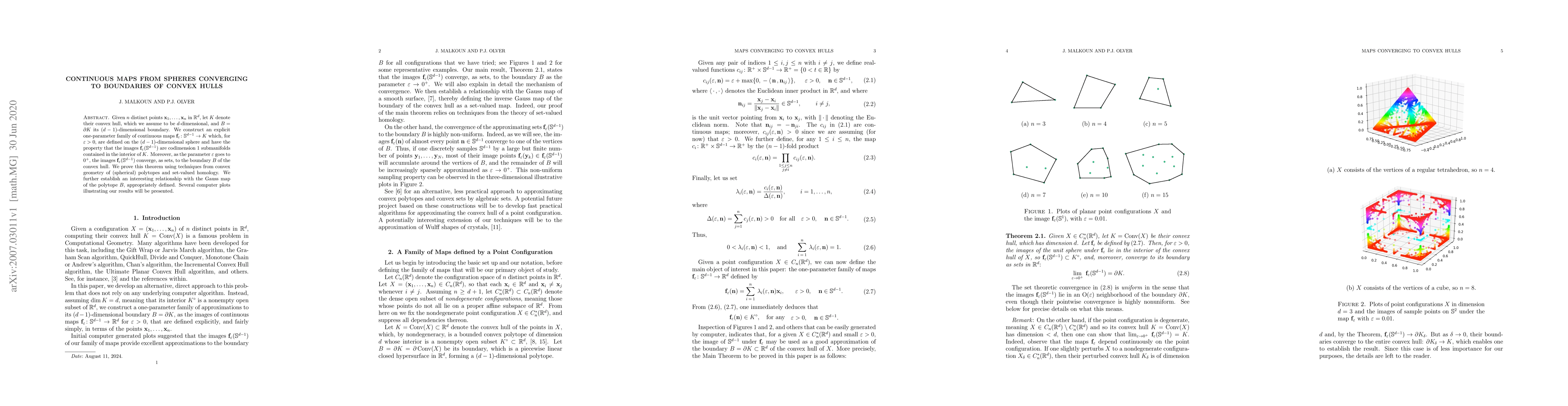 Thumbnail for Continuous Maps from Spheres Converging to Boundaries of Convex Hulls