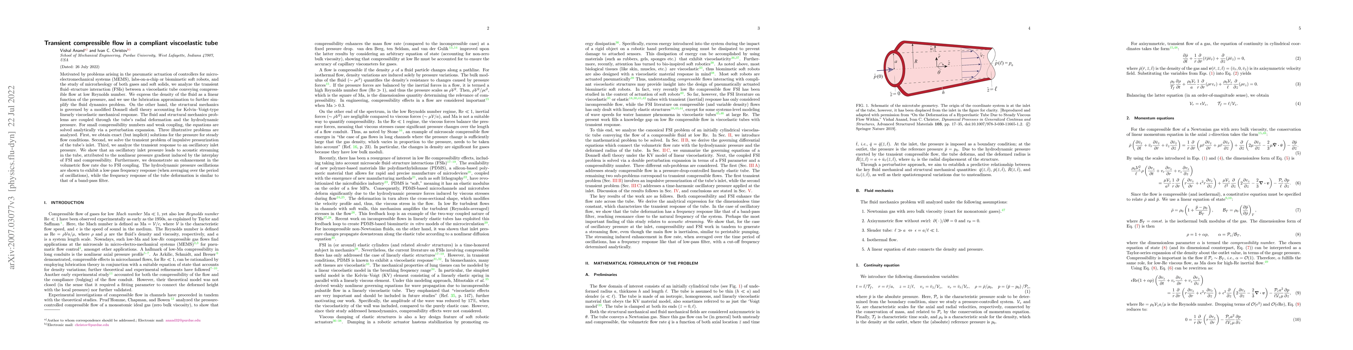 Thumbnail for Transient compressible flow in a compliant viscoelastic tube