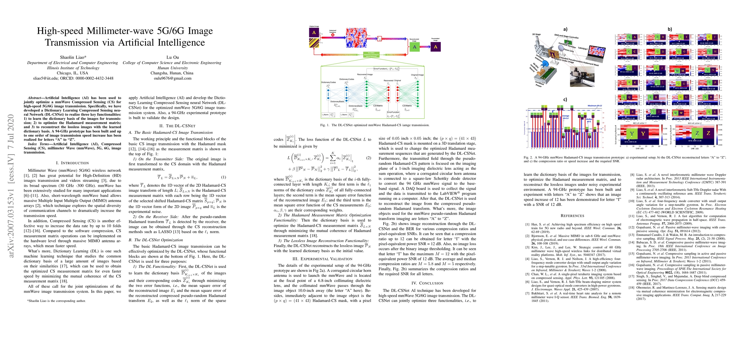 Thumbnail for High-speed Millimeter-wave 5G/6G Image Transmission via Artificial
  Intelligence