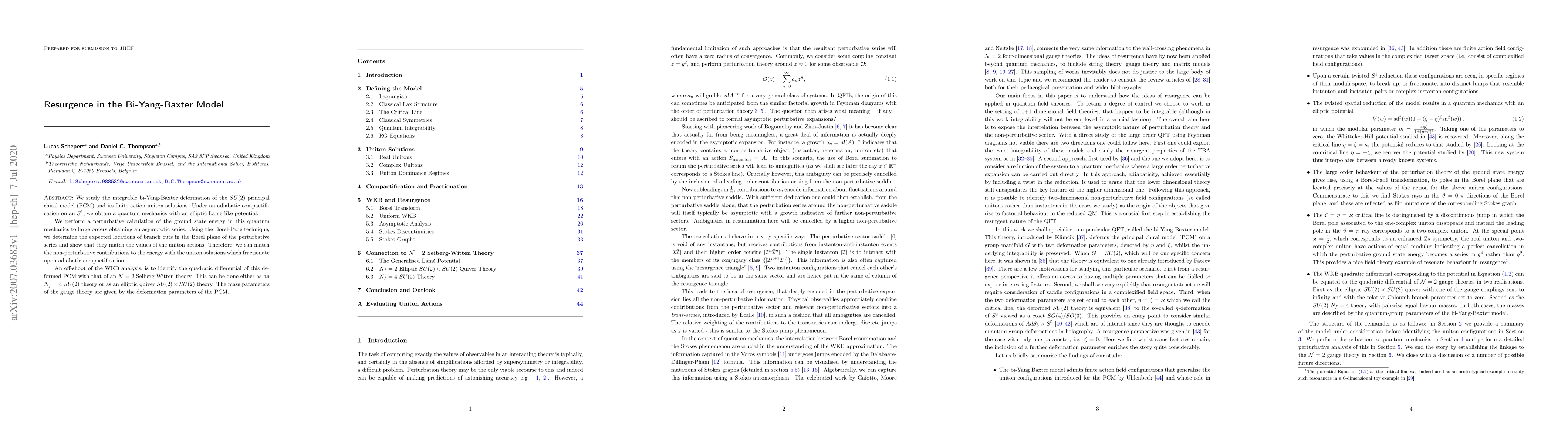 Thumbnail for Resurgence in the Bi-Yang-Baxter Model