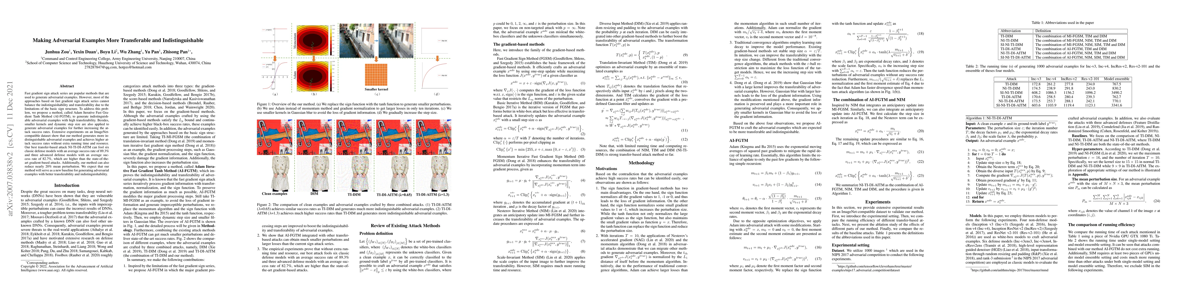 Thumbnail for Making Adversarial Examples More Transferable and Indistinguishable