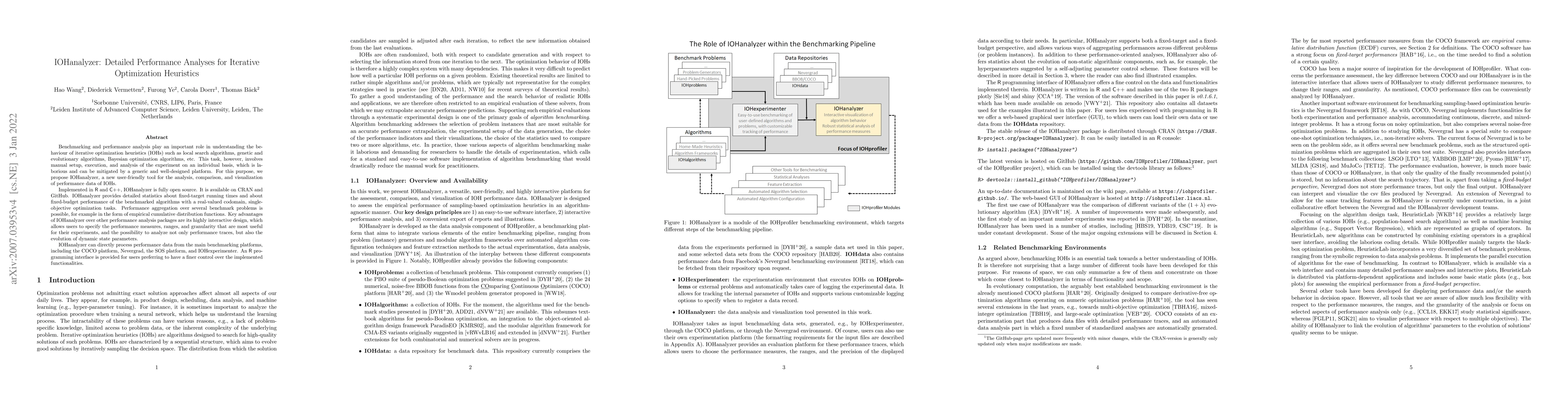 Thumbnail for IOHanalyzer: Detailed Performance Analyses for Iterative Optimization
  Heuristics