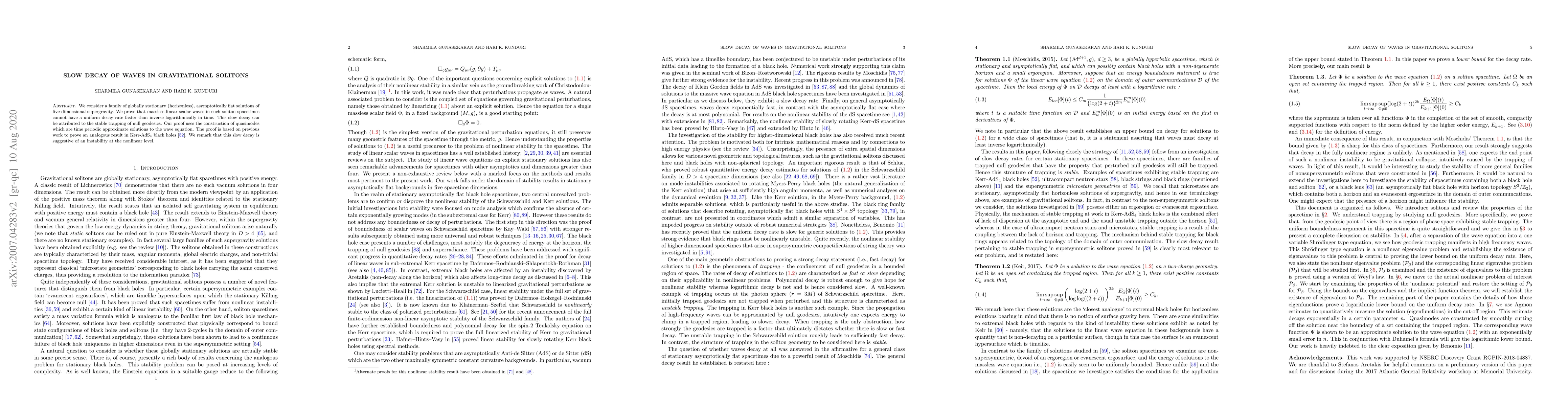 Thumbnail for Slow decay of waves in gravitational solitons