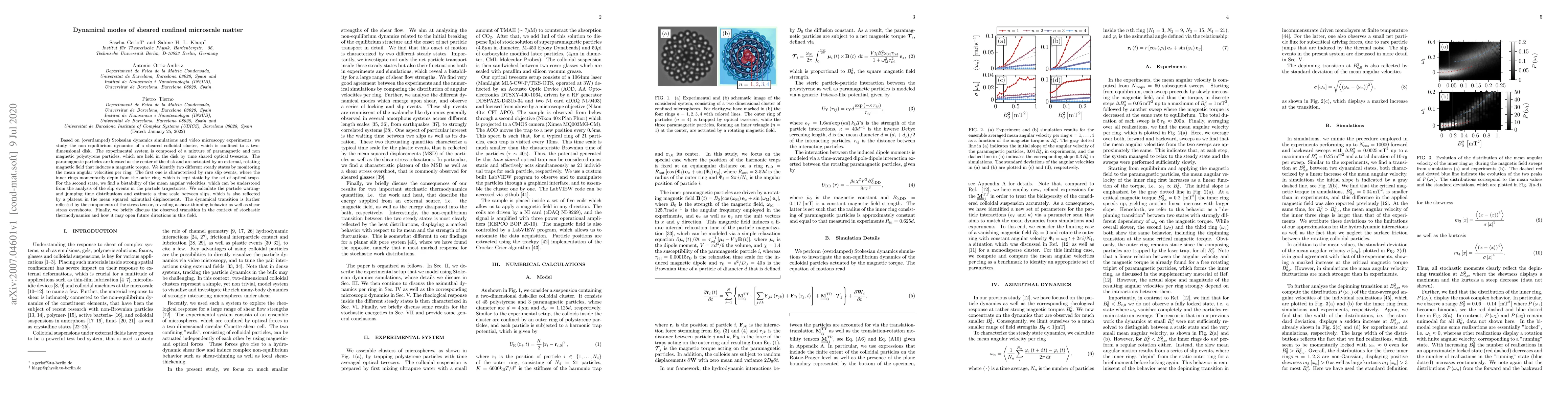 Thumbnail for Dynamical modes of sheared confined microscale matter