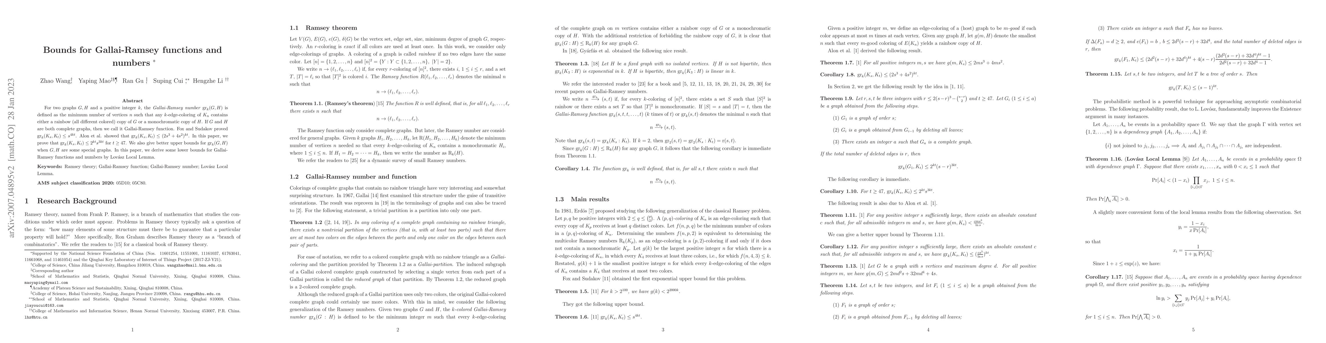Thumbnail for Bounds for Gallai-Ramsey functions and numbers