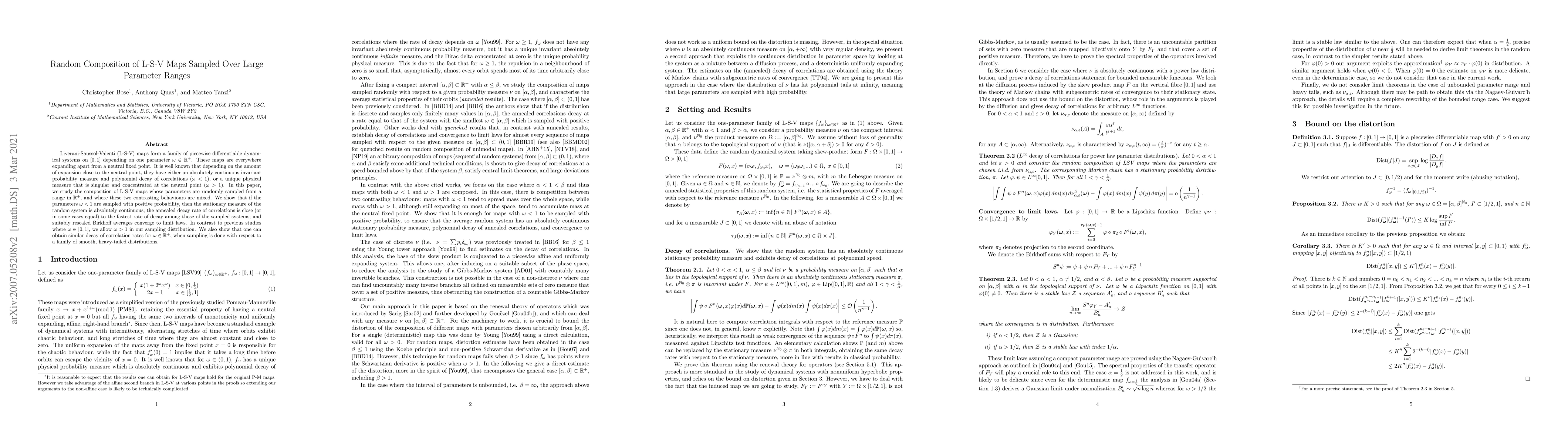 Thumbnail for Random Composition of L-S-V Maps Sampled Over Large Parameter Ranges