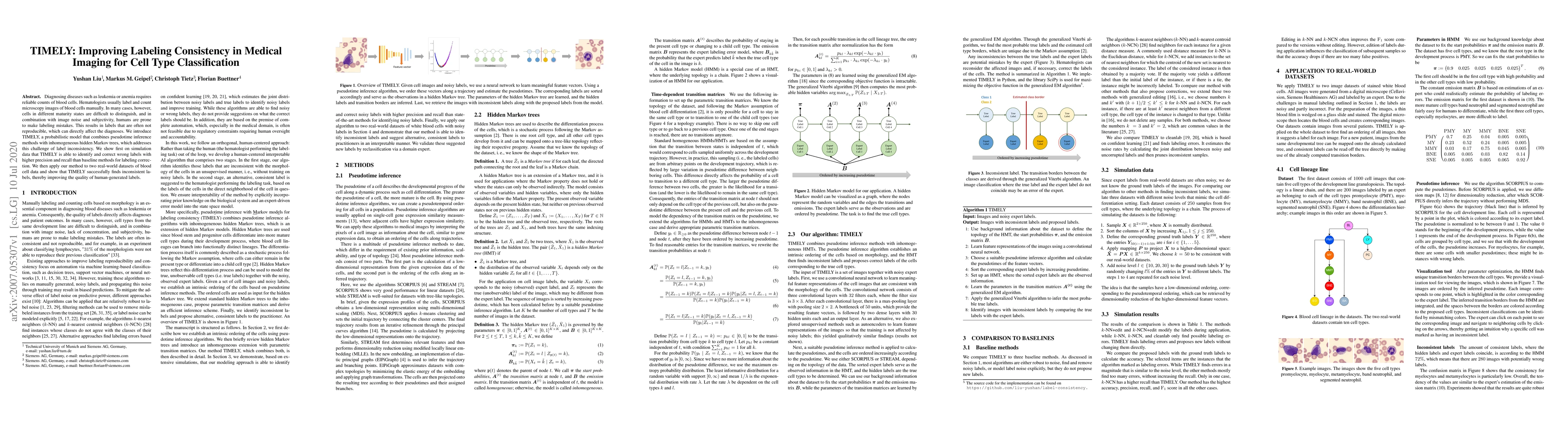 Thumbnail for TIMELY: Improving Labeling Consistency in Medical Imaging for Cell Type
  Classification