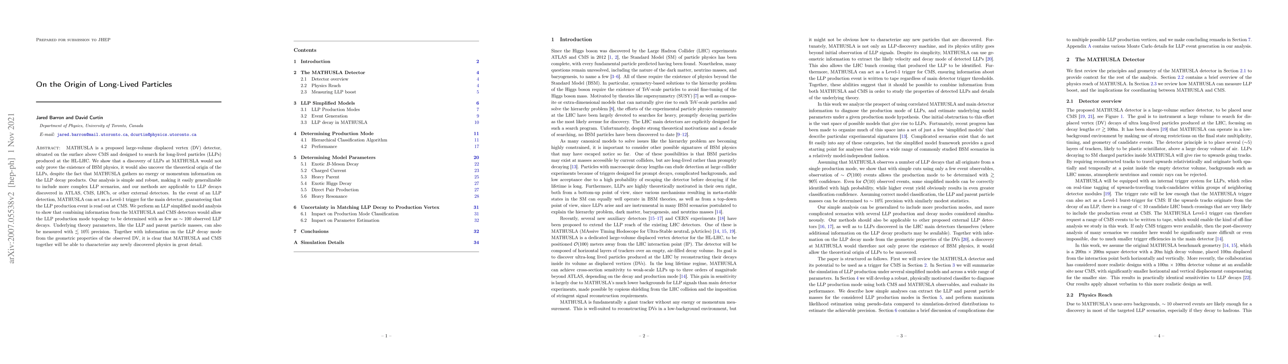 Thumbnail for On the Origin of Long-Lived Particles