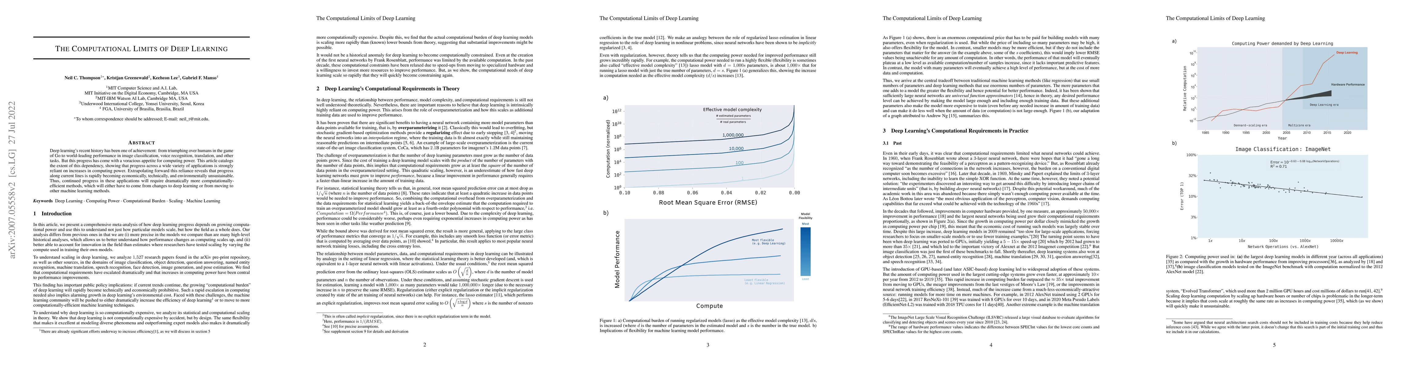 Thumbnail for The Computational Limits of Deep Learning