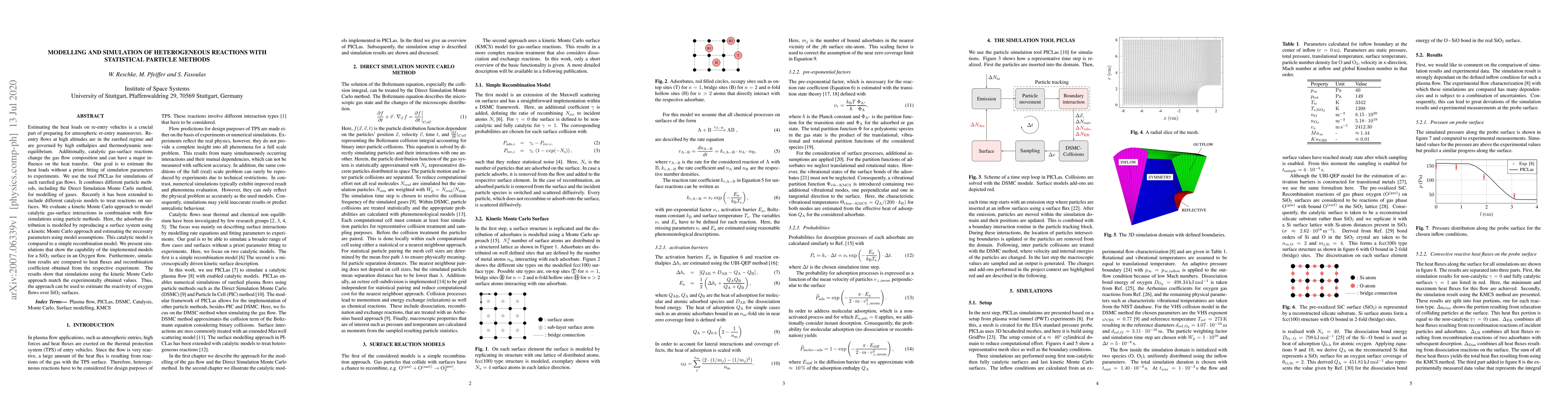 Thumbnail for Modelling and Simulation of Heterogeneous Reactions with Statistical
  Particle Methods