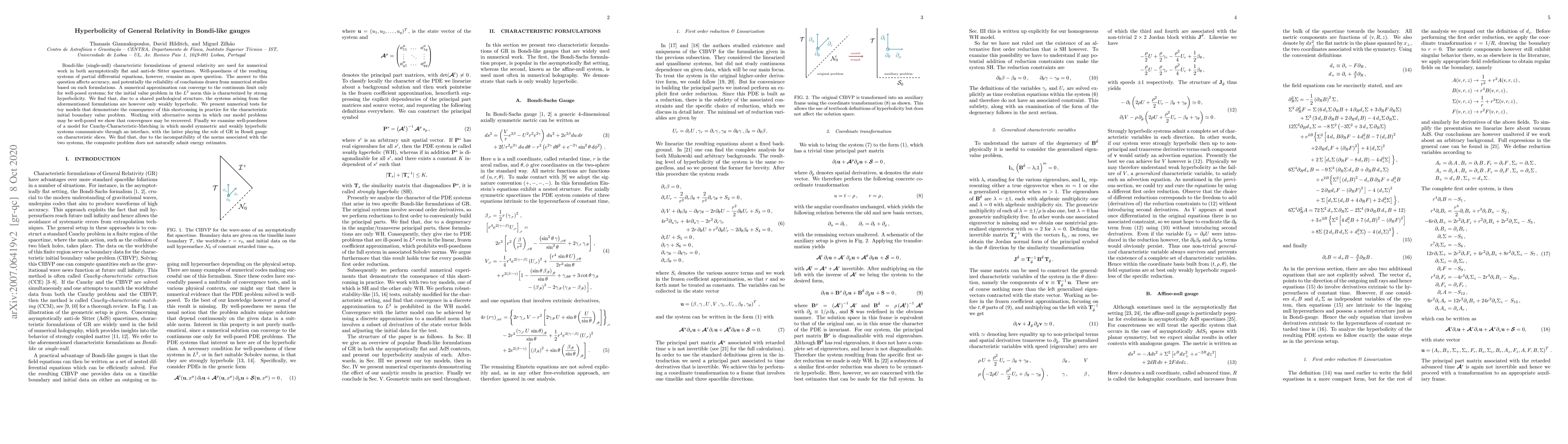 Thumbnail for Hyperbolicity of General Relativity in Bondi-like gauges