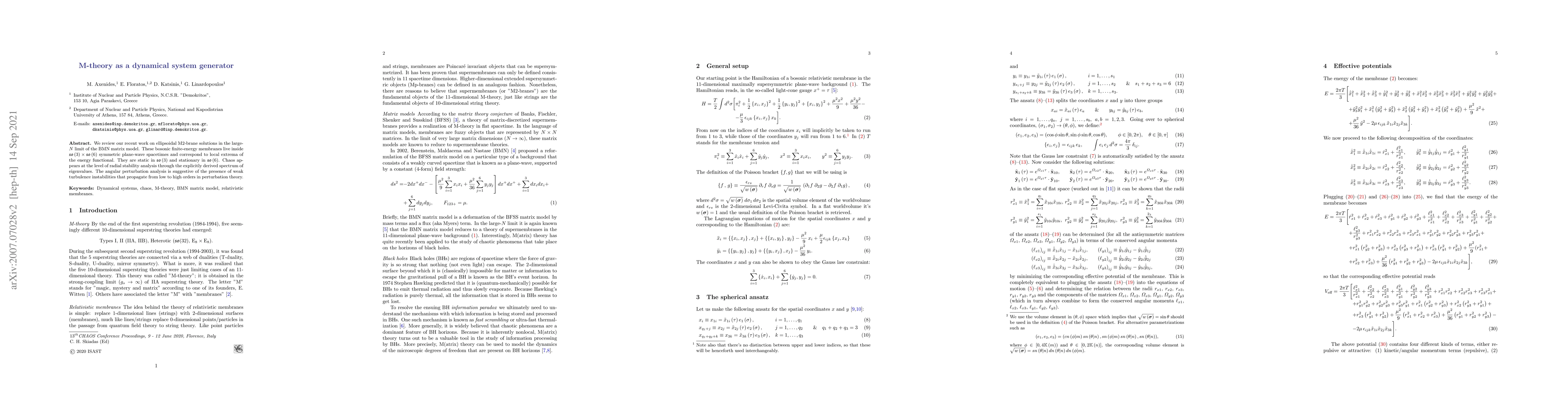 Thumbnail for M-theory as a dynamical system generator