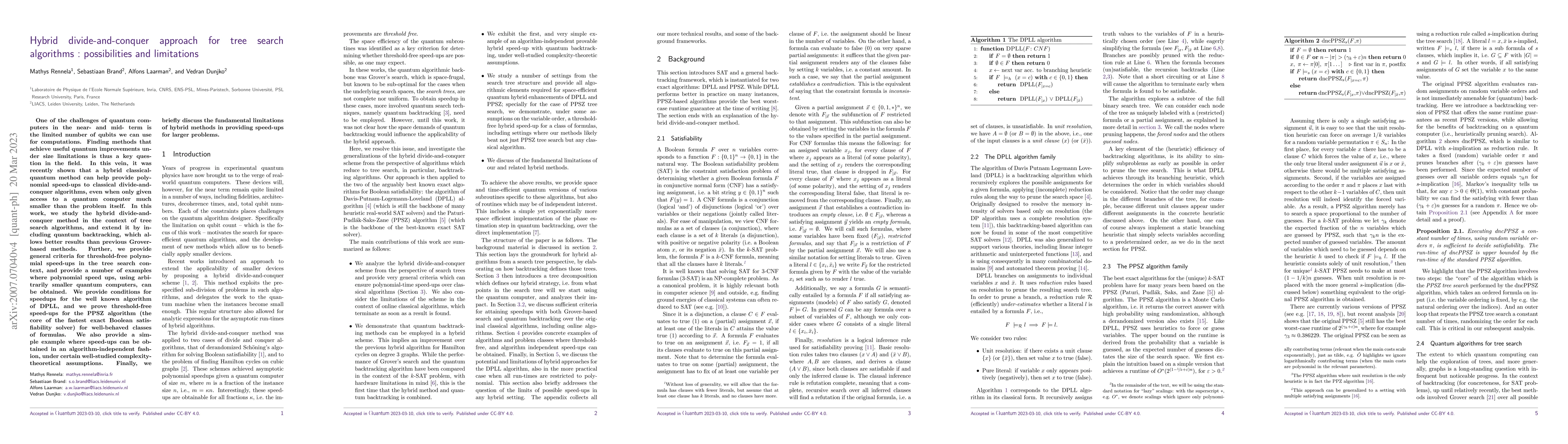 Thumbnail for Hybrid divide-and-conquer approach for tree search algorithms