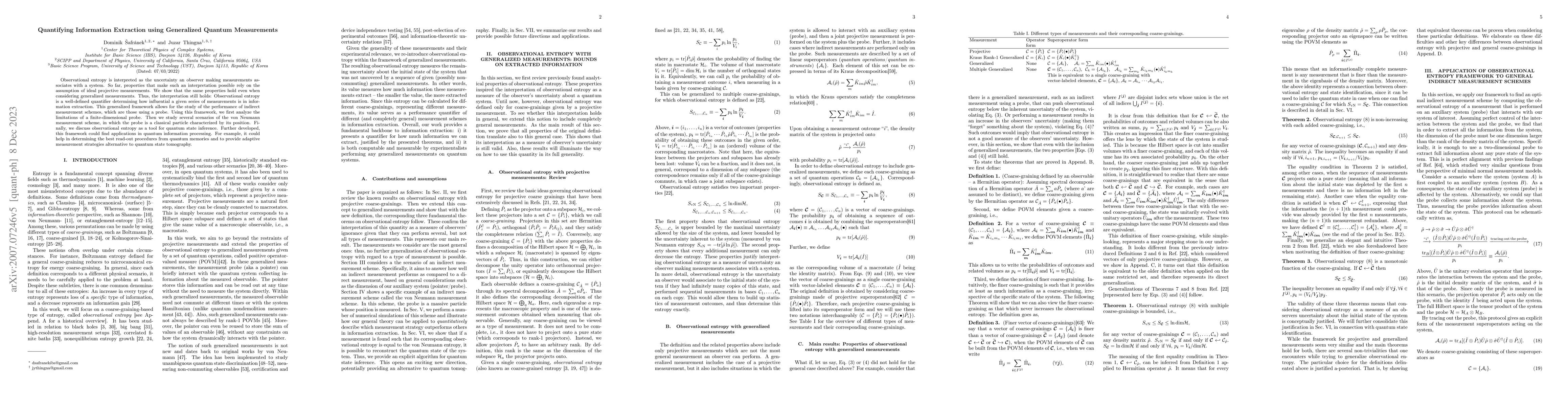 Thumbnail for Quantifying Information Extraction using Generalized Quantum
  Measurements