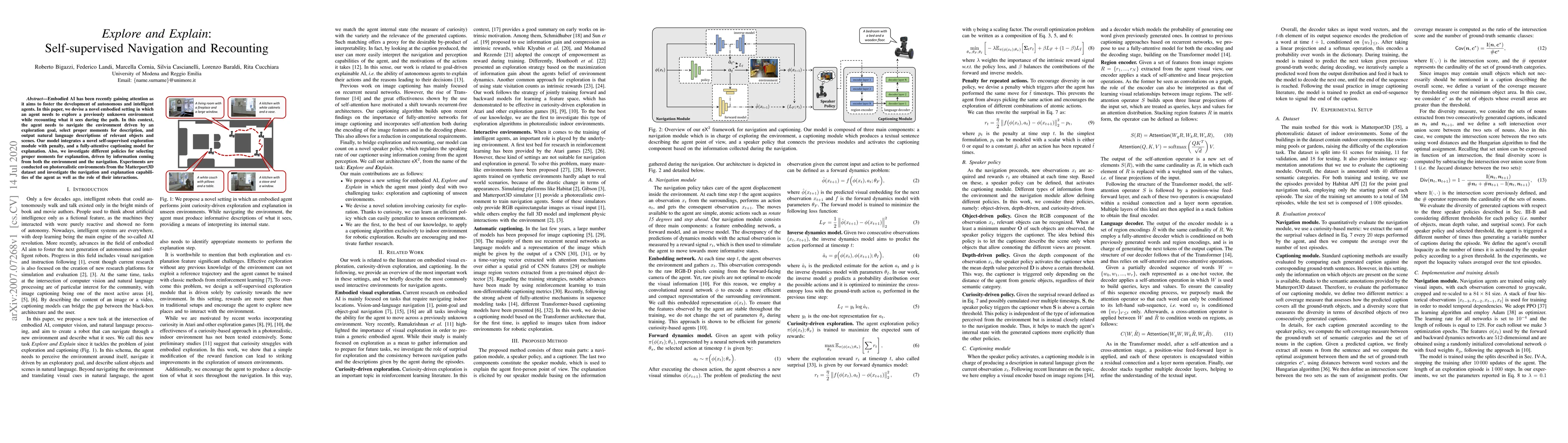 Thumbnail for Explore and Explain: Self-supervised Navigation and Recounting