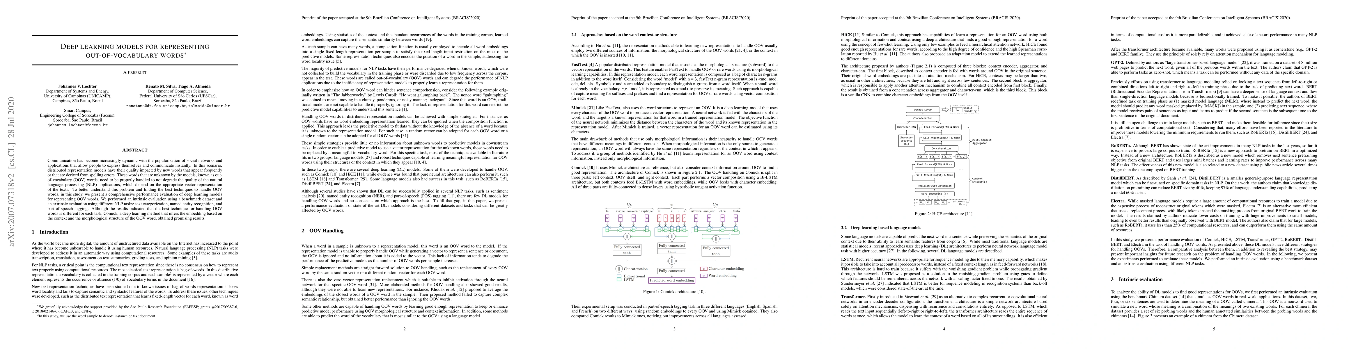 Thumbnail for Deep learning models for representing out-of-vocabulary words