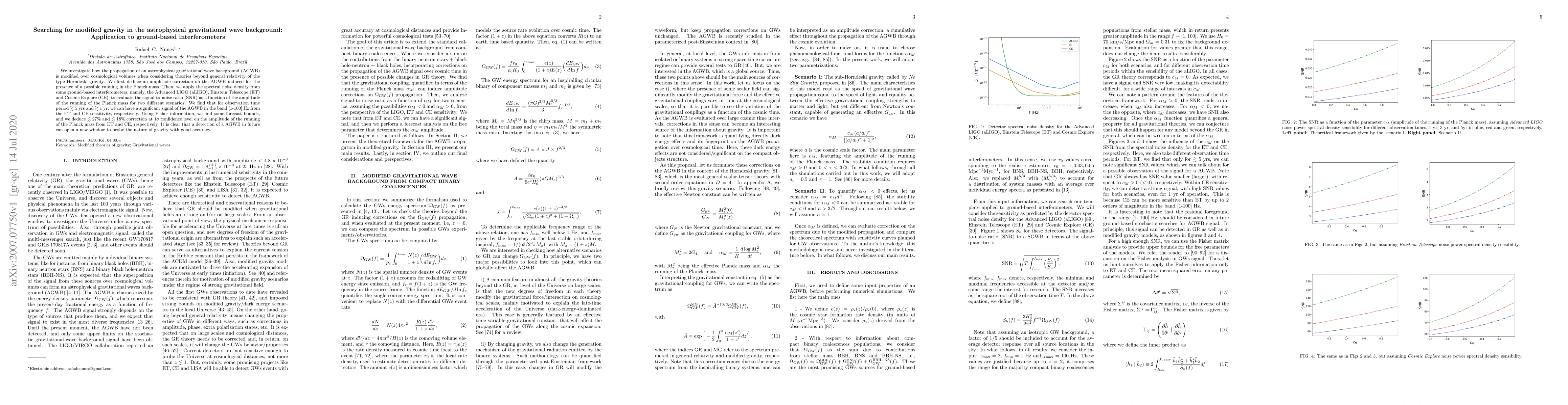 Thumbnail for Searching for modified gravity in the astrophysical gravitational wave
  background: Application to ground-based interferometers