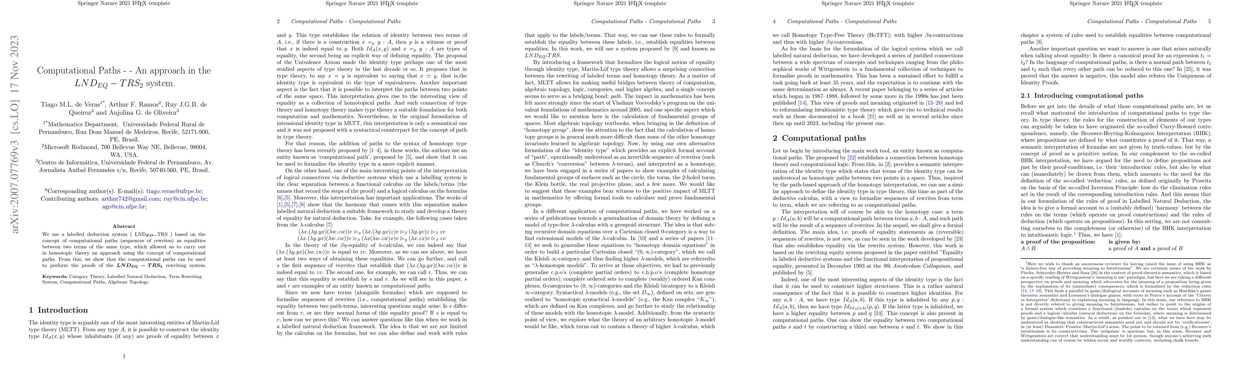 Thumbnail for Computational Paths -- An approach in the $LND_{EQ}-TRS_{2}$ system