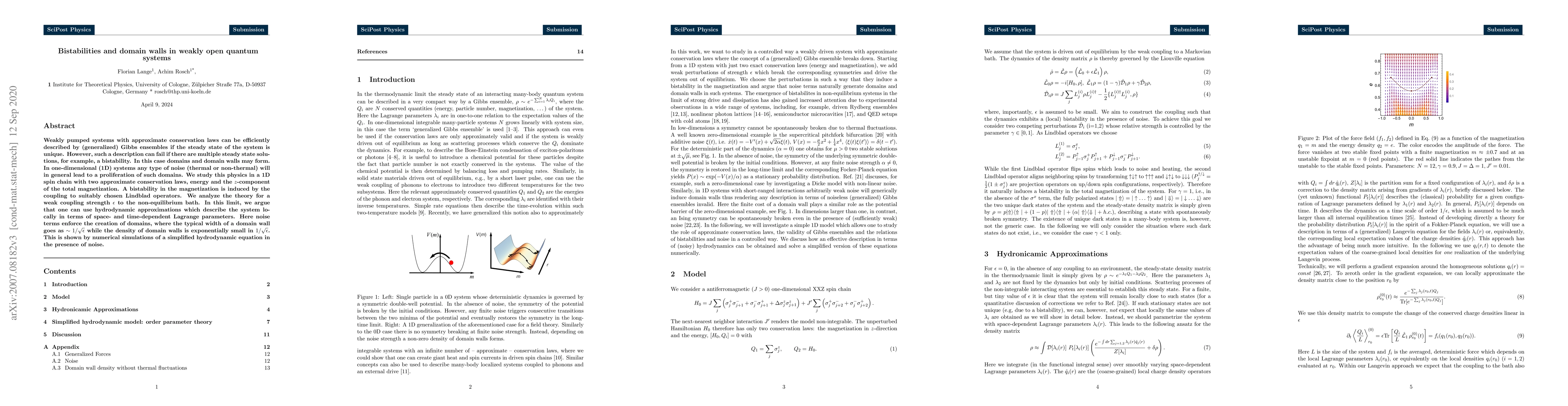 Thumbnail for Bistabilities and domain walls in weakly open quantum systems