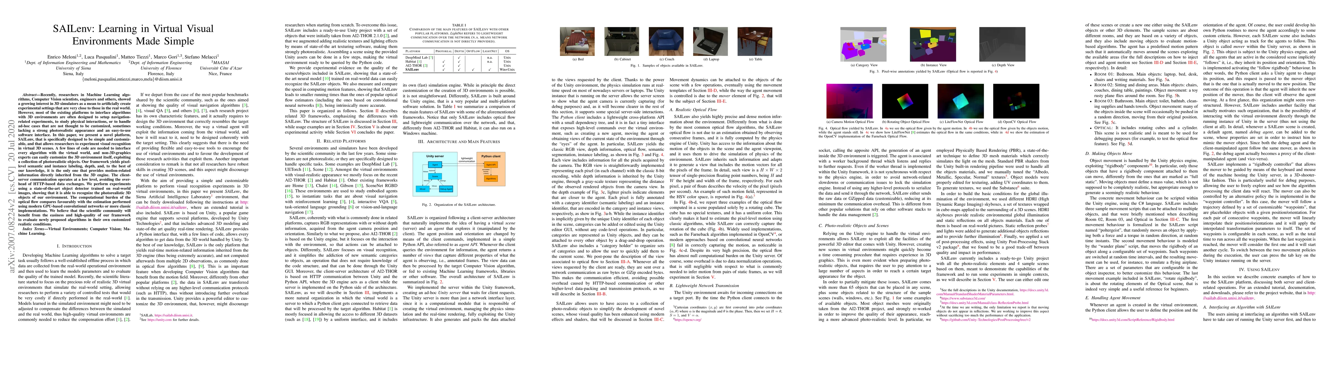 Thumbnail for SAILenv: Learning in Virtual Visual Environments Made Simple
