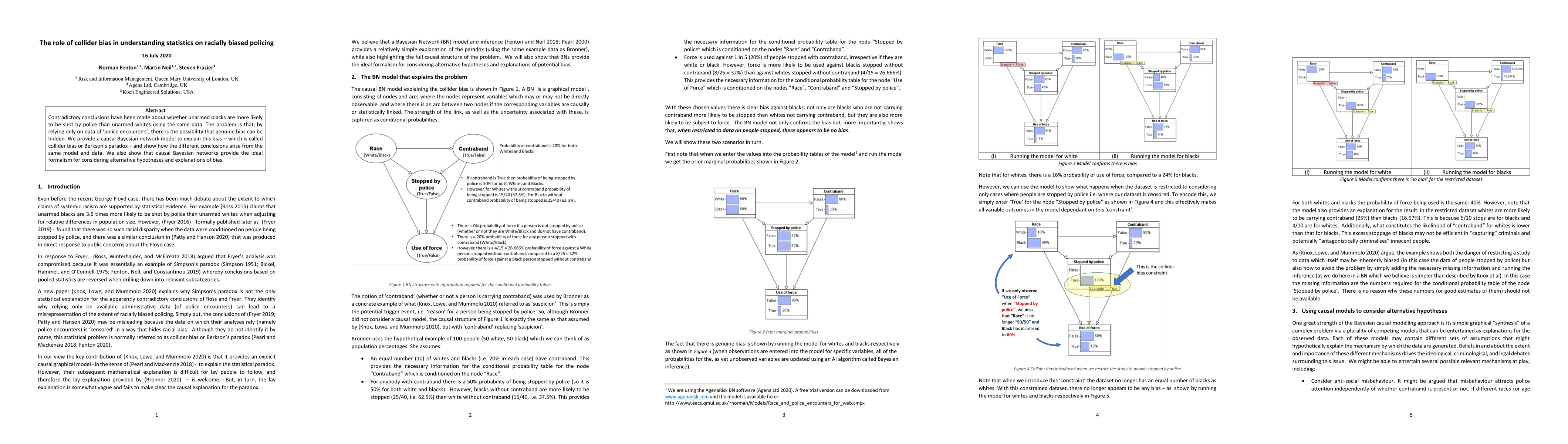 Thumbnail for The role of collider bias in understanding statistics on racially biased
  policing