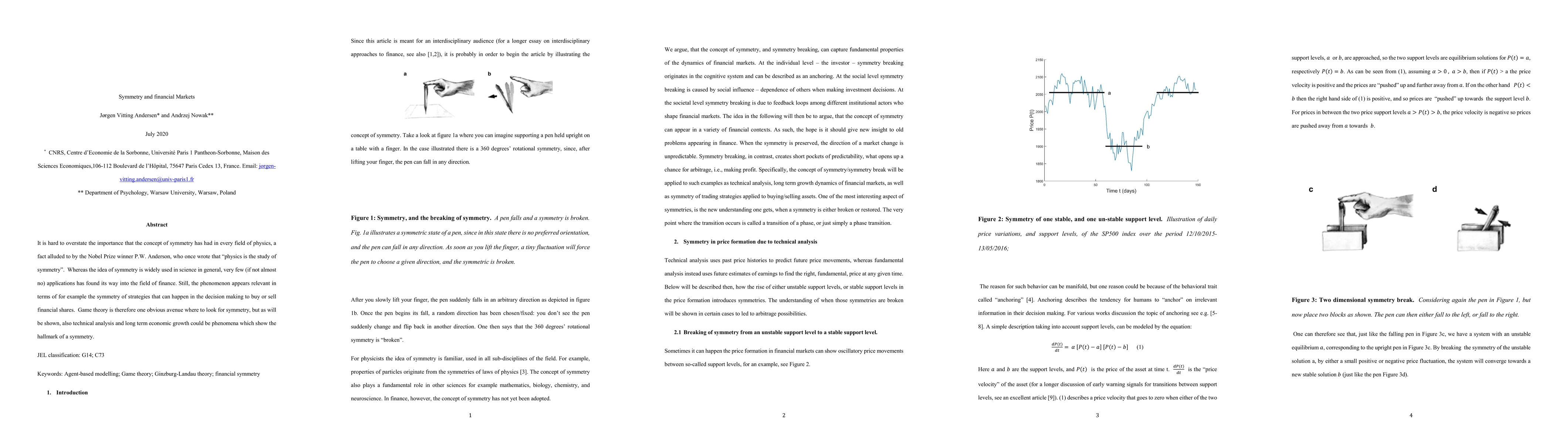 Thumbnail for Symmetry and financial Markets