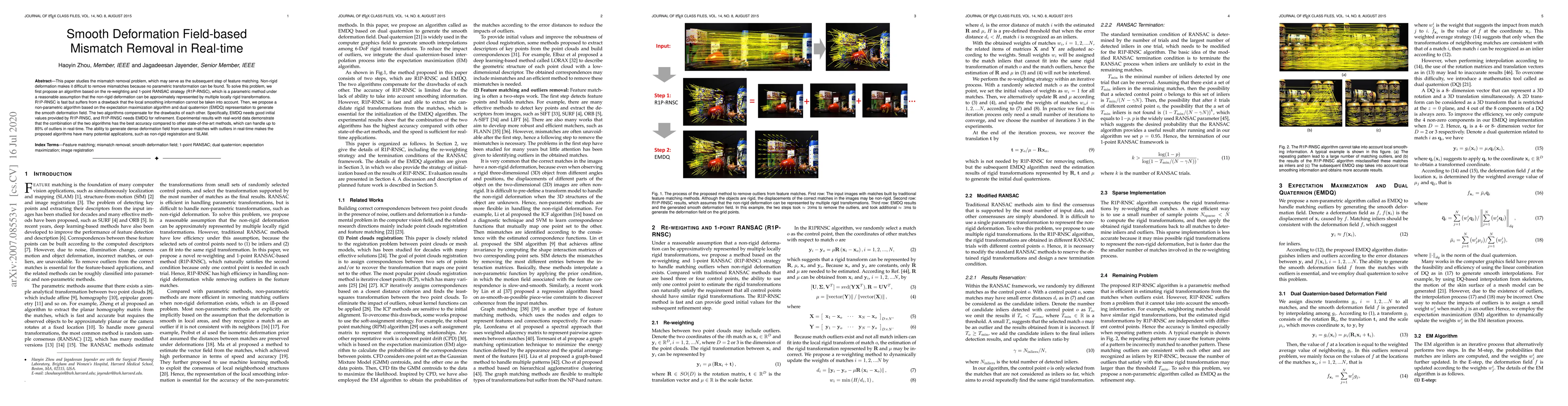 Thumbnail for Smooth Deformation Field-based Mismatch Removal in Real-time